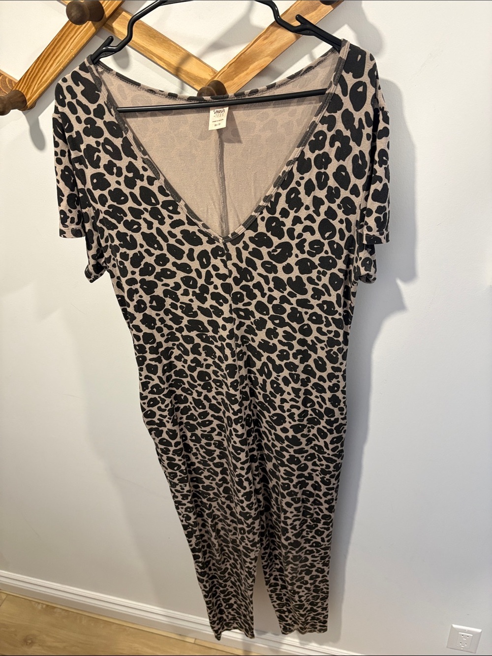 Smash + Tess leopard print romper